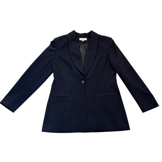 Amanda Smith Women’s Size 8 Navy Pantsuit Blazer Straight Leg Work Suit,Set