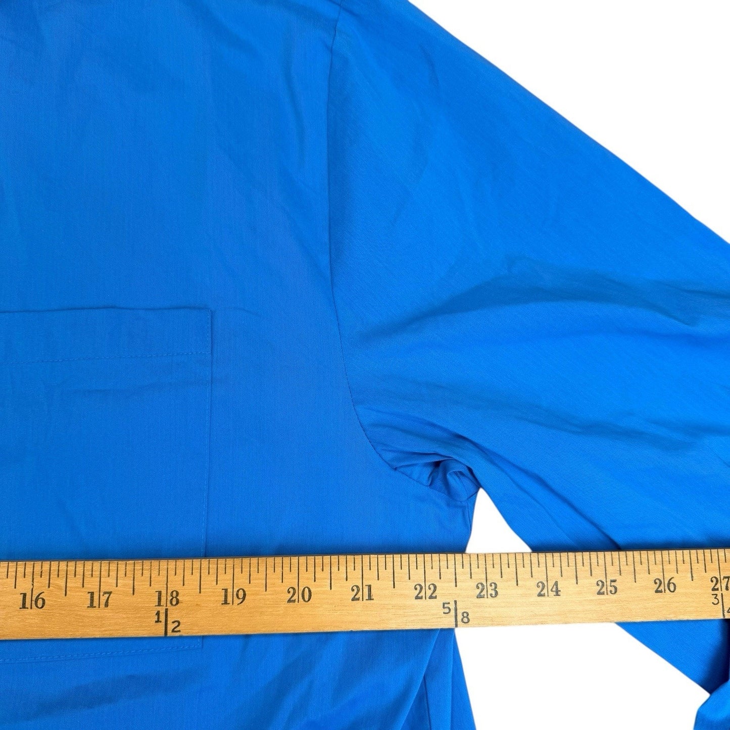 Alex Marie Blue Button Front Shirt Women’s Medium Long Sleeve Classic Fit Blouse