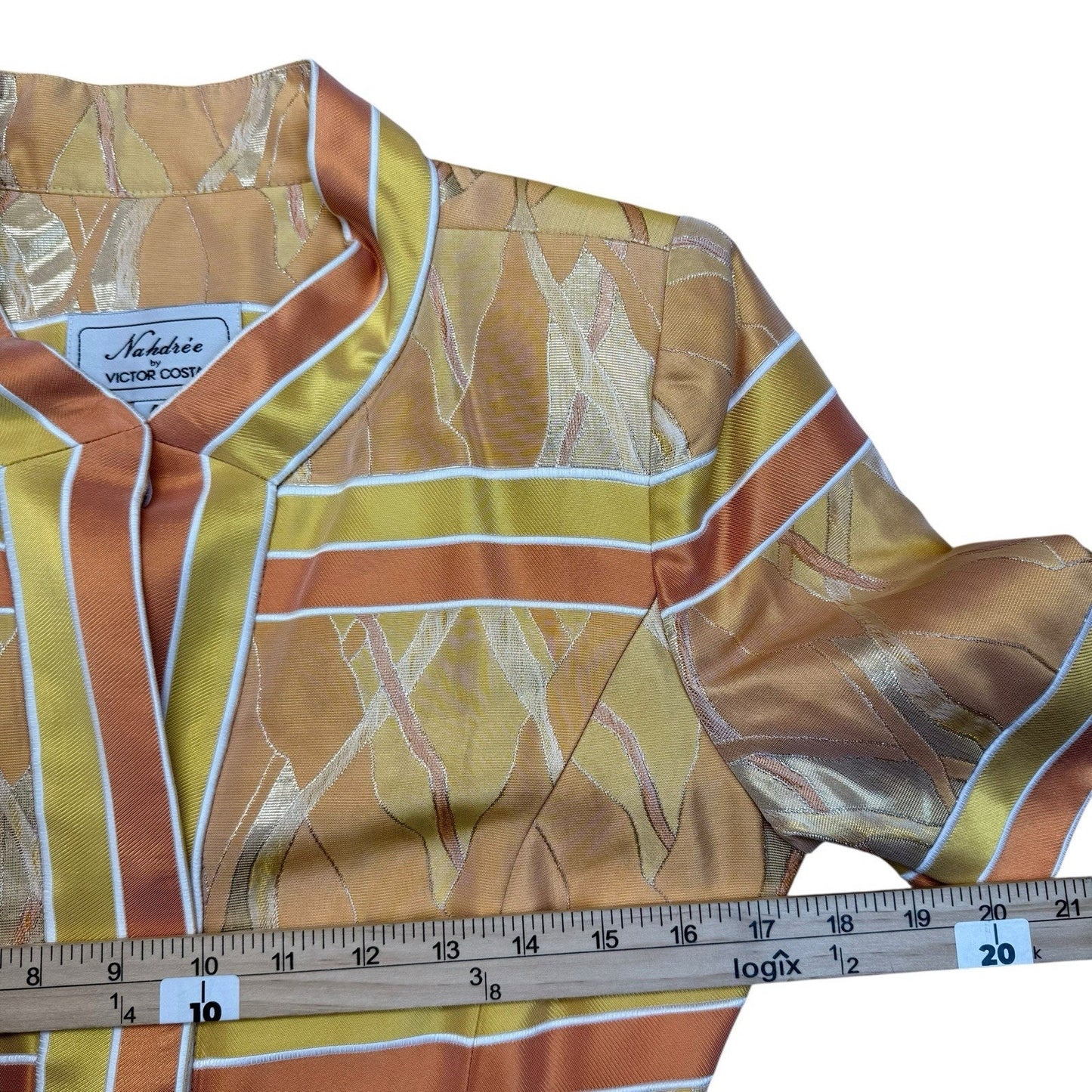 Vintage 60s Victor Costa Nathree Plaid Jacket Skirt Set Pastel Mod 4 Women's