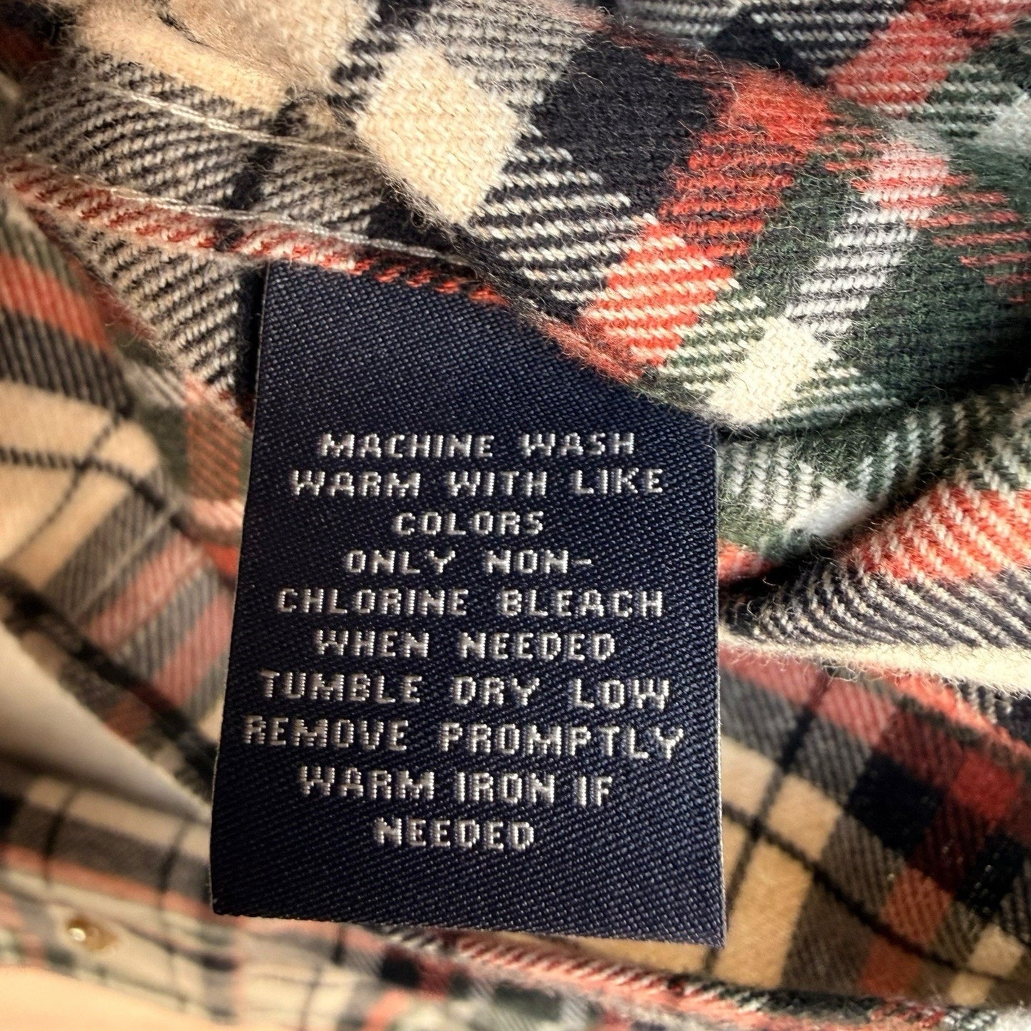 Hart Schaffner Marx Plaid Button Down Shirt Men's Large Green Red Black White New