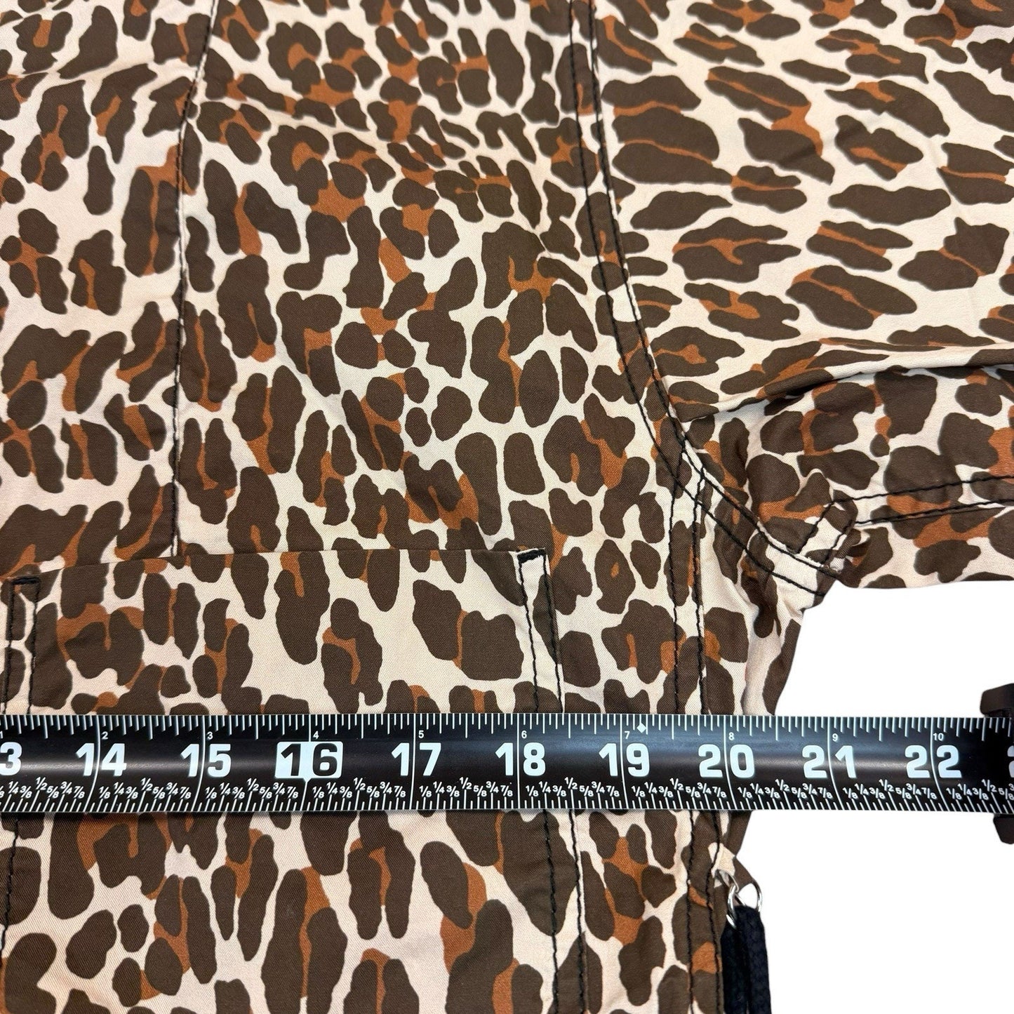 Tory Burch Leopard Print Tunic Dress Size 10 Side Tie Women's