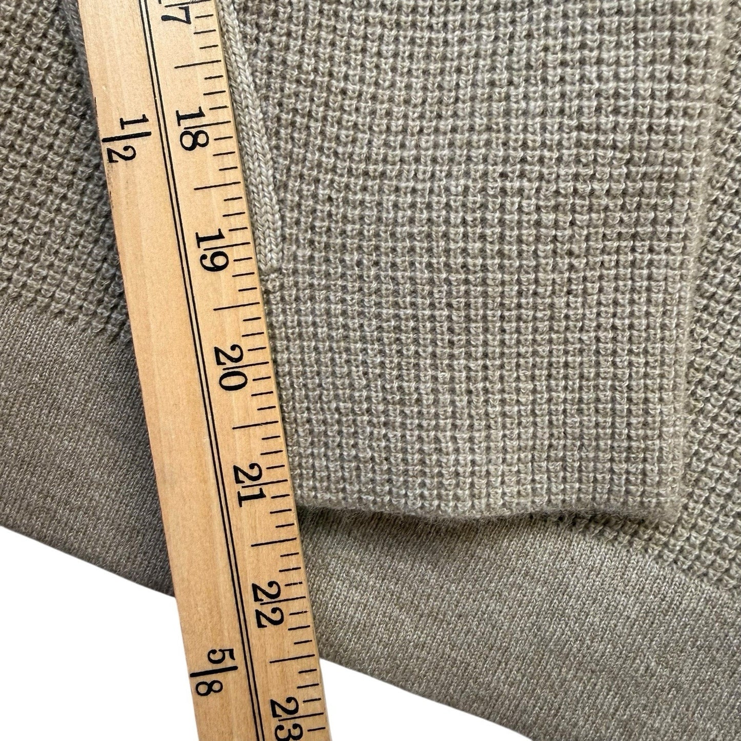 Men's Rhone Walden Waffle Knit Sweater XXL NWT Wool Cashmere Beige $178