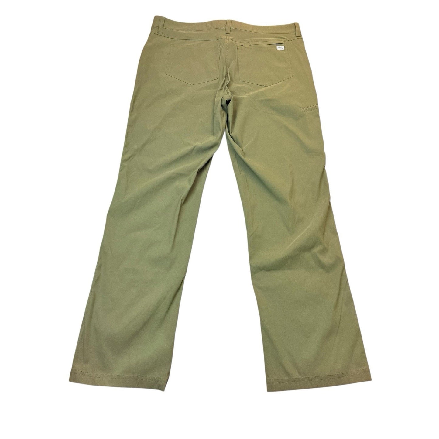 Orvis 36x32 Olive Stretch Water Repellent Pants Nylon Women's