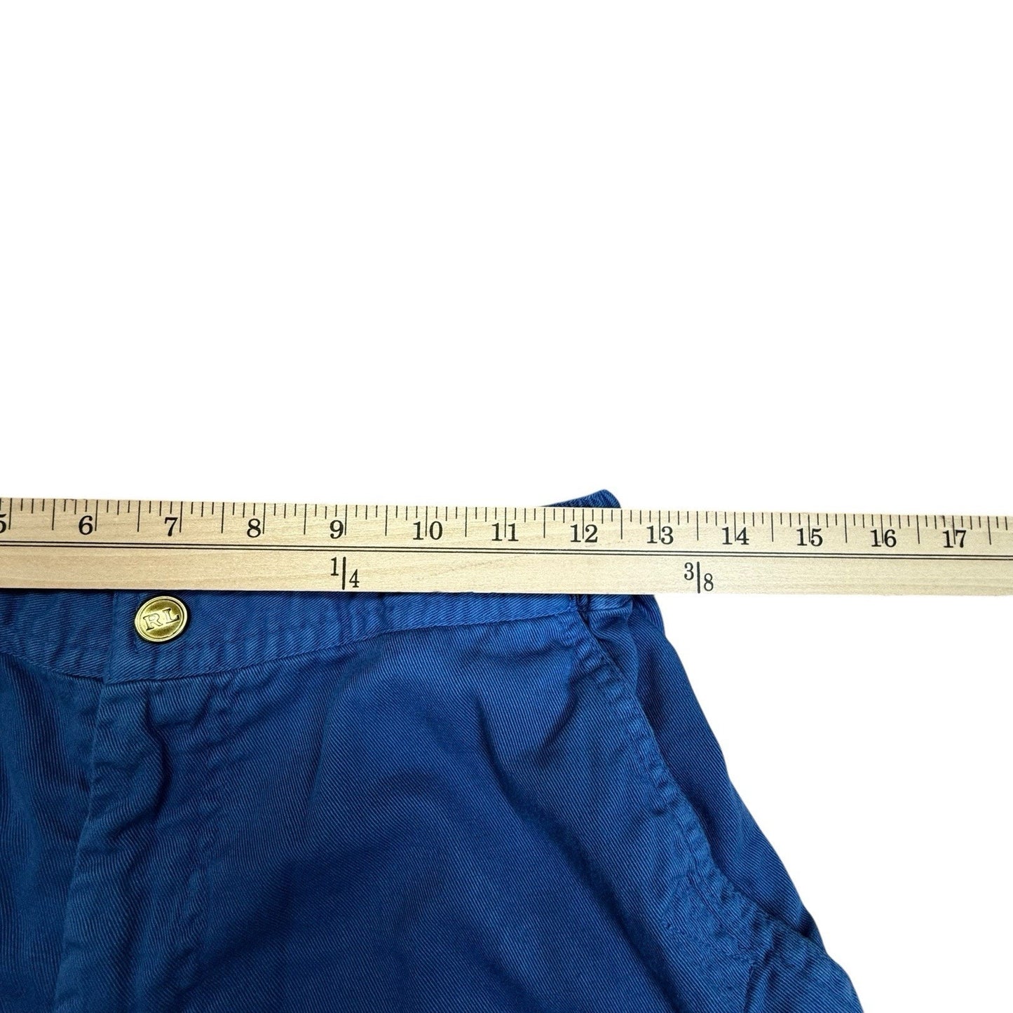 Vintage Y2K Ralph Lauren USA Shorts Women’s 6 Blue High Rise Cotton