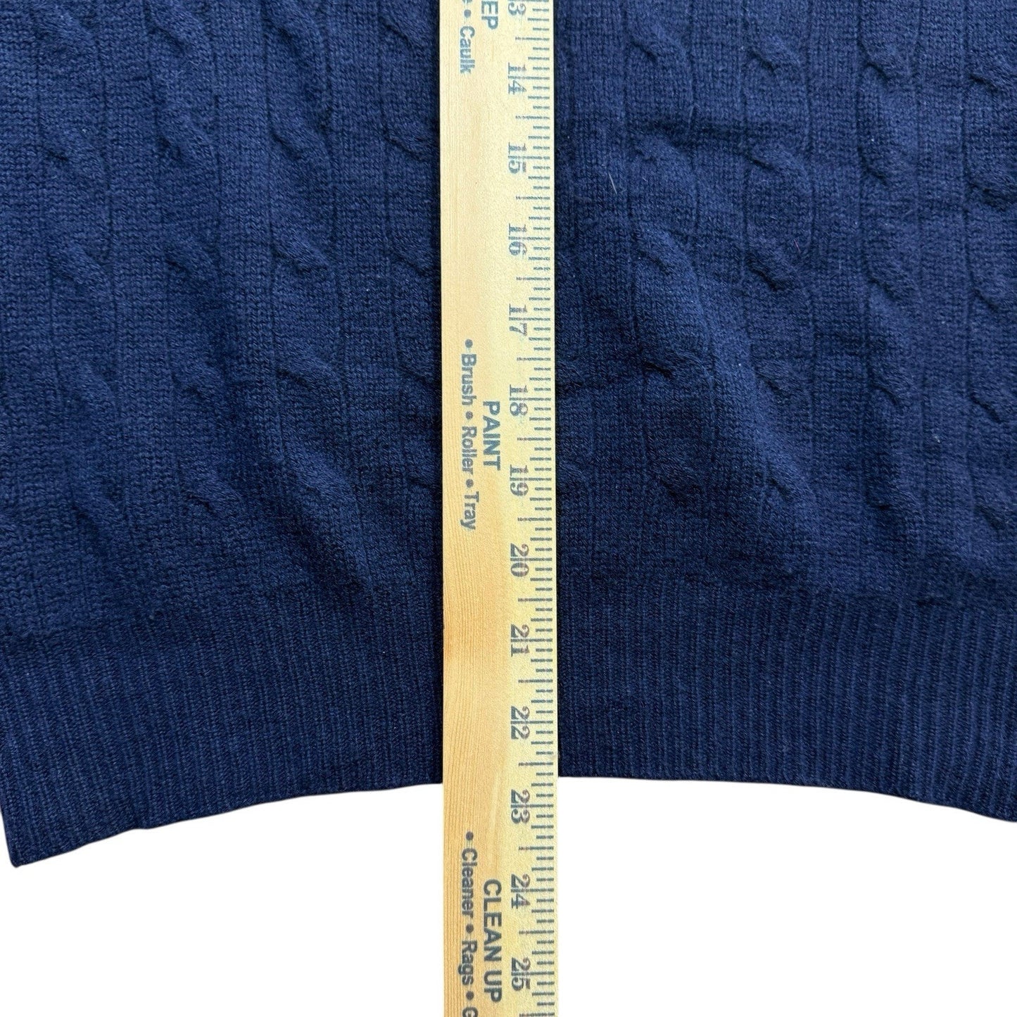 VTG Ralph Lauren Women’s 100% Cashmere Sweater Navy Blue Size Medium