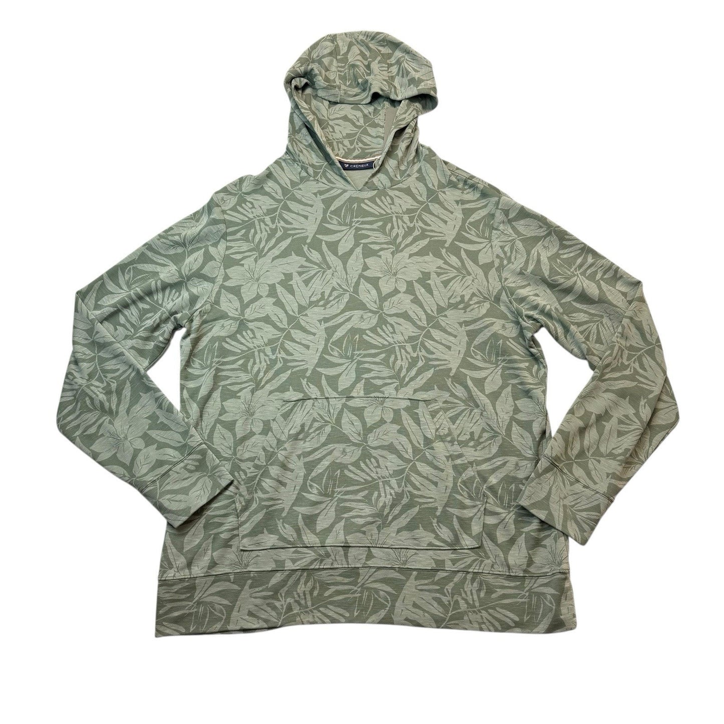 Daniel Cremieux Modal Pullover Hoodie Leaf Print NWT Men's XL 2XL MSRP 115