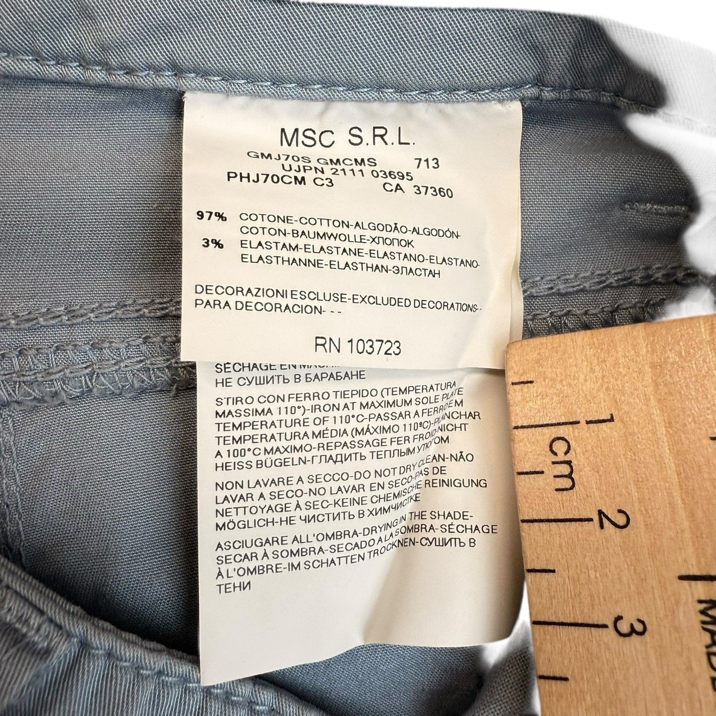 Armani Collezioni Pants Women’s Size 26 Gray Straight Leg Designer Italy