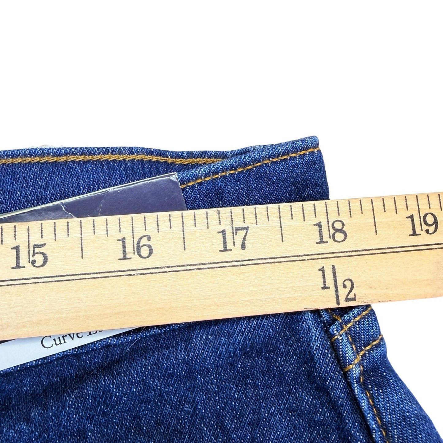 NWT Abercrombie & Fitch Curve Love 90s Straight Jeans Women's 32 Long Mid Rise Y2K