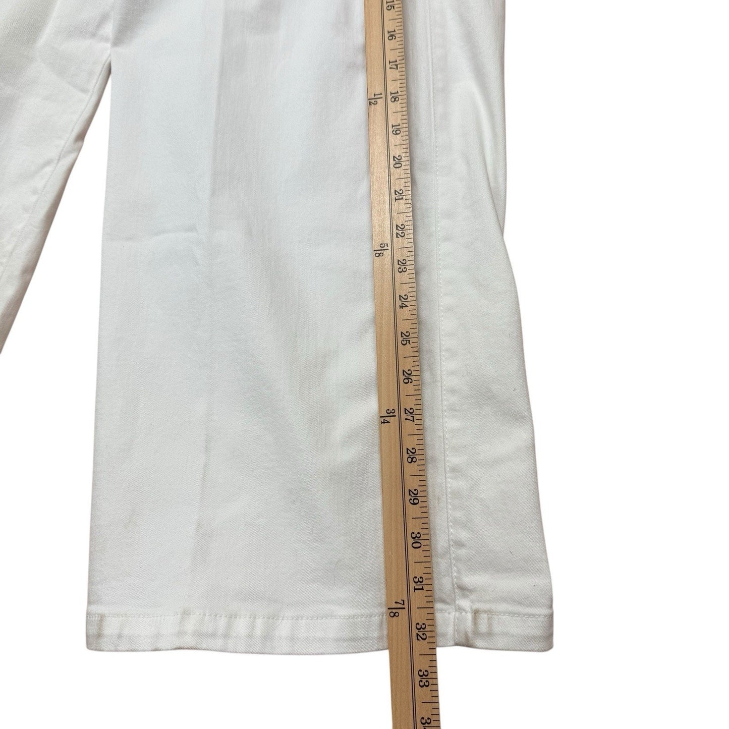 NYDJ Women’s Size 24W White Jeans Lift Tuck Stretch Wide Leg NWT