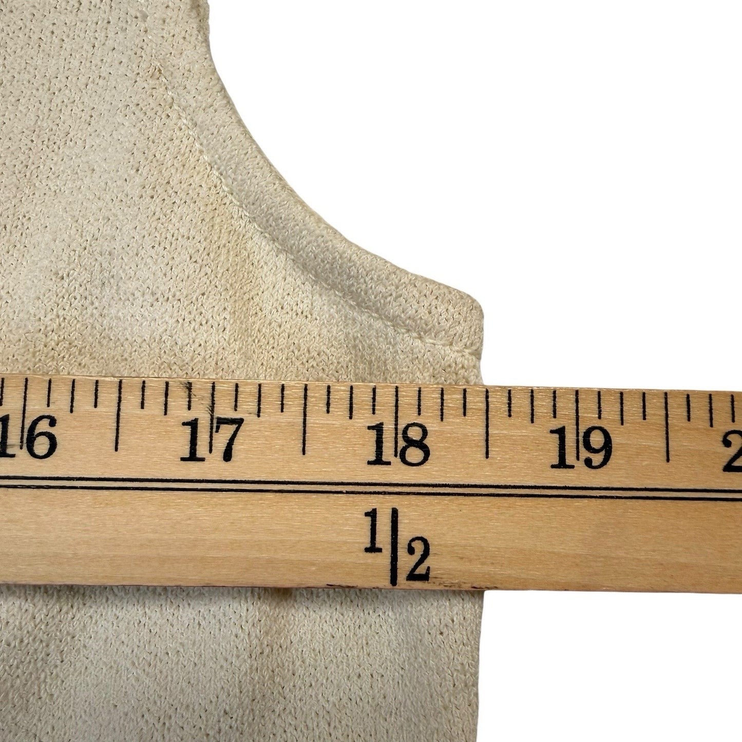 St. John Colorblock Knit Dress Women’s 12 Brown Ivory Sleeveless Wool