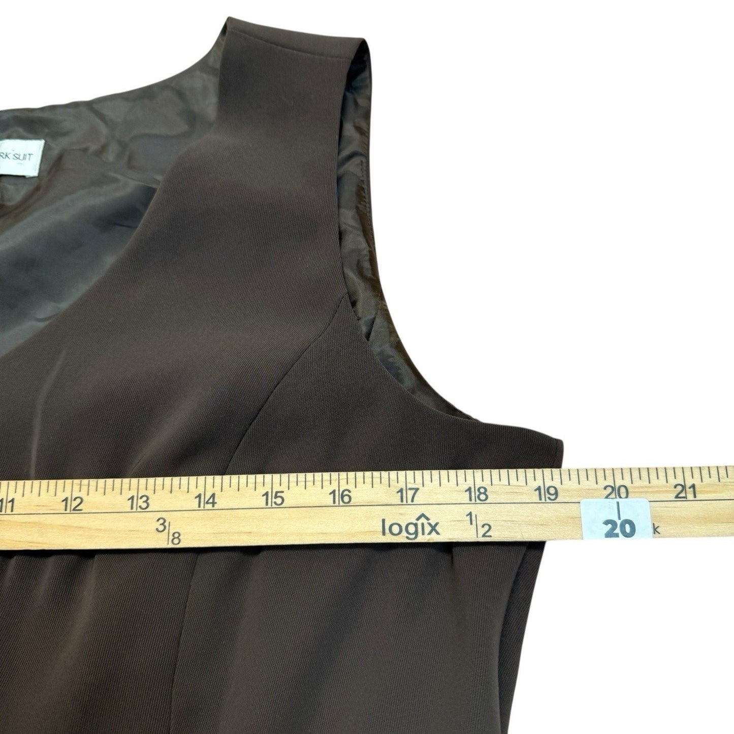 Y2K Jones New York Suit Black Sleeveless Top Skirt Set Women's 12 Minimalist