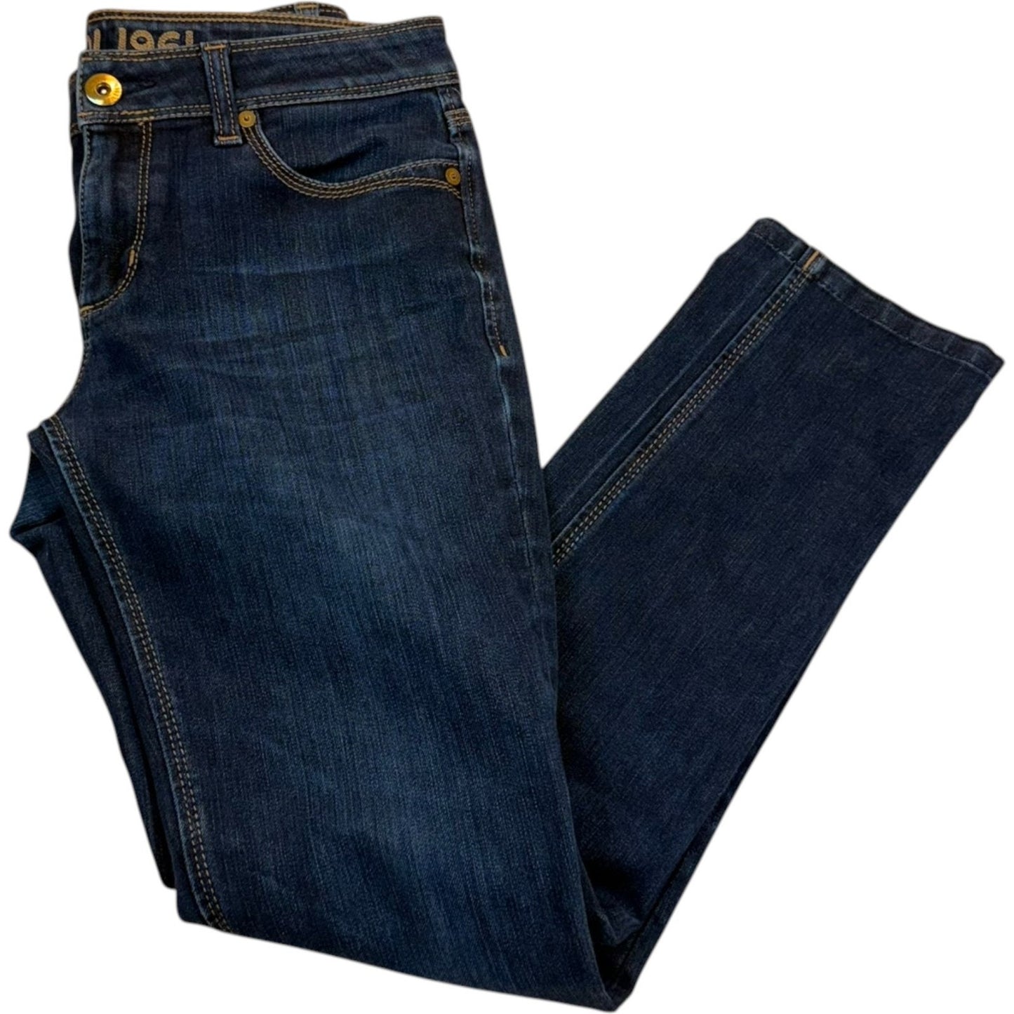 DL1961 Angel Bootcut Women’s Size 27 Dark Wash Stretch Jeans Made in USA