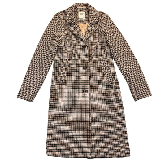 Abercrombie & Fitch Houndstooth Long Coat XST Dad Coat Women's