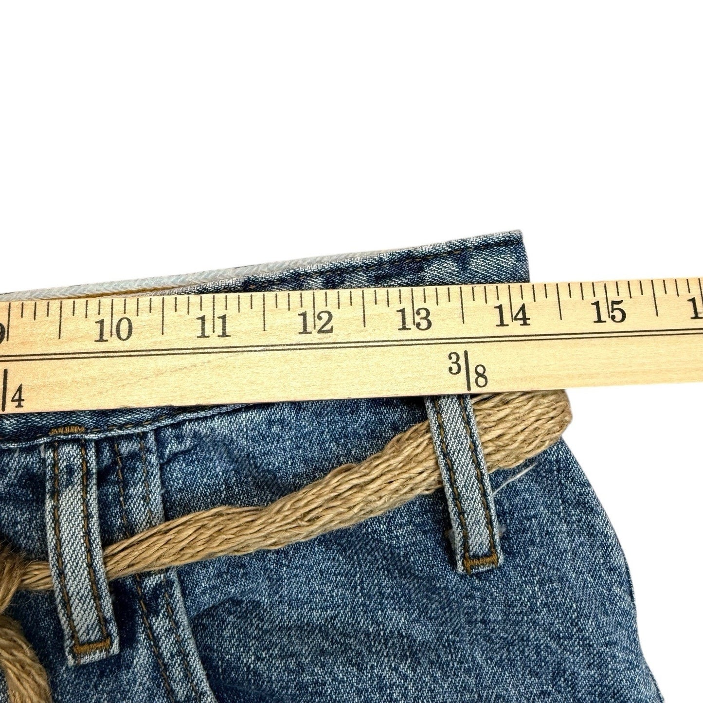 Vintage Y2K Calvin Klein Jeans Size 4 | 90s 00s CK Denim Rope Belt Straight Leg Women's