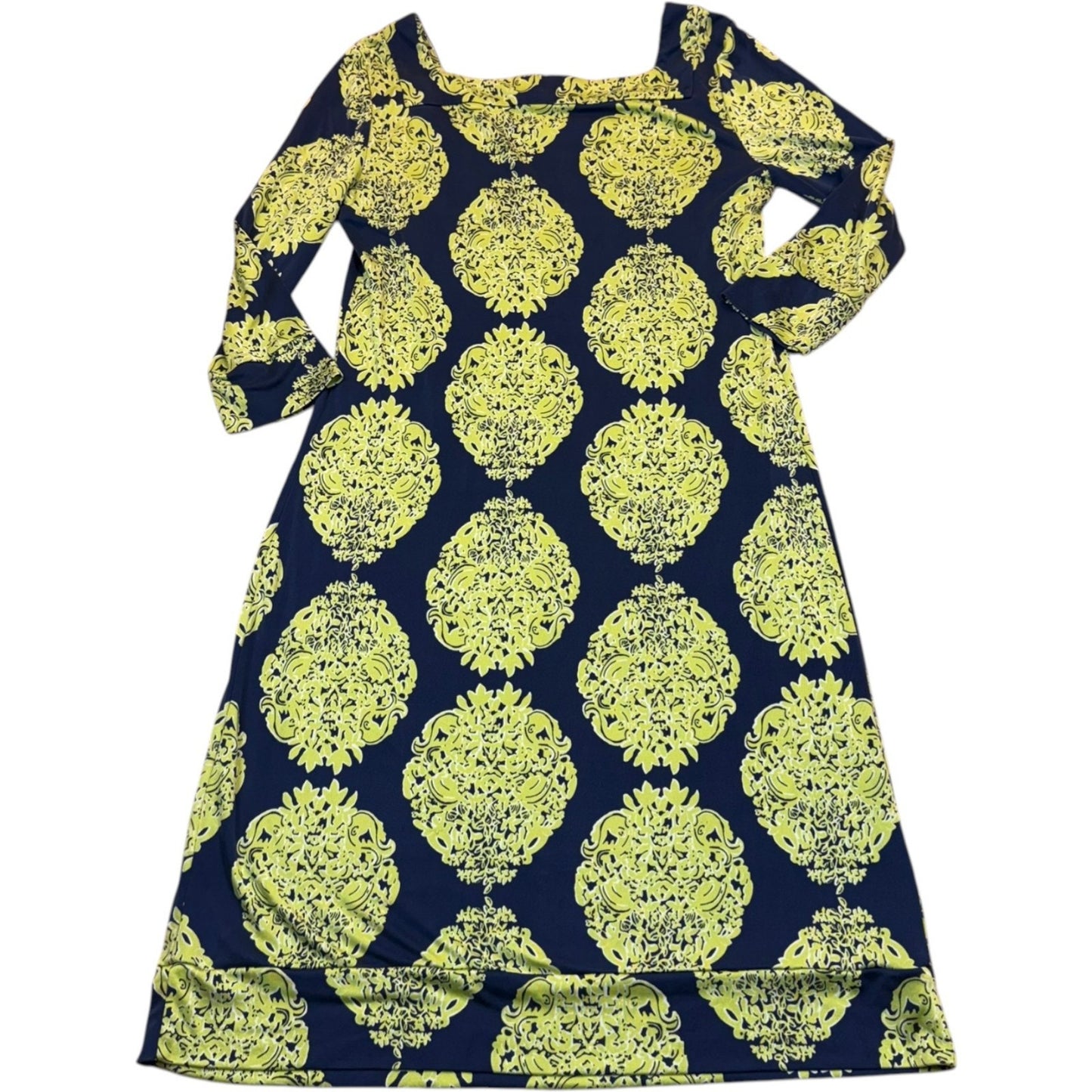 Lilly Pulitzer Women's Size 10 Pull-On Shift Dress Square Neckline 100% Silk
