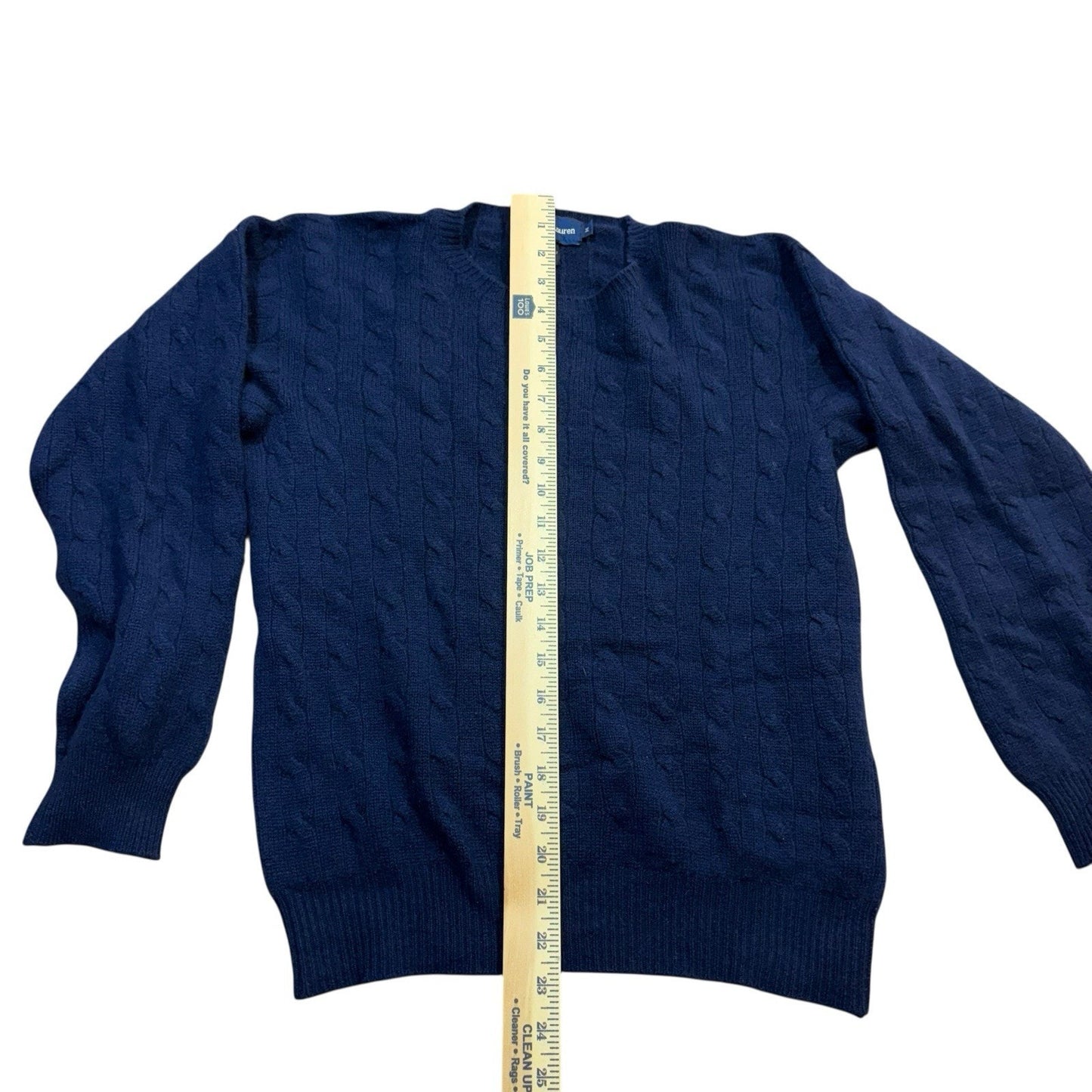 VTG Ralph Lauren Women’s 100% Cashmere Sweater Navy Blue Size Medium