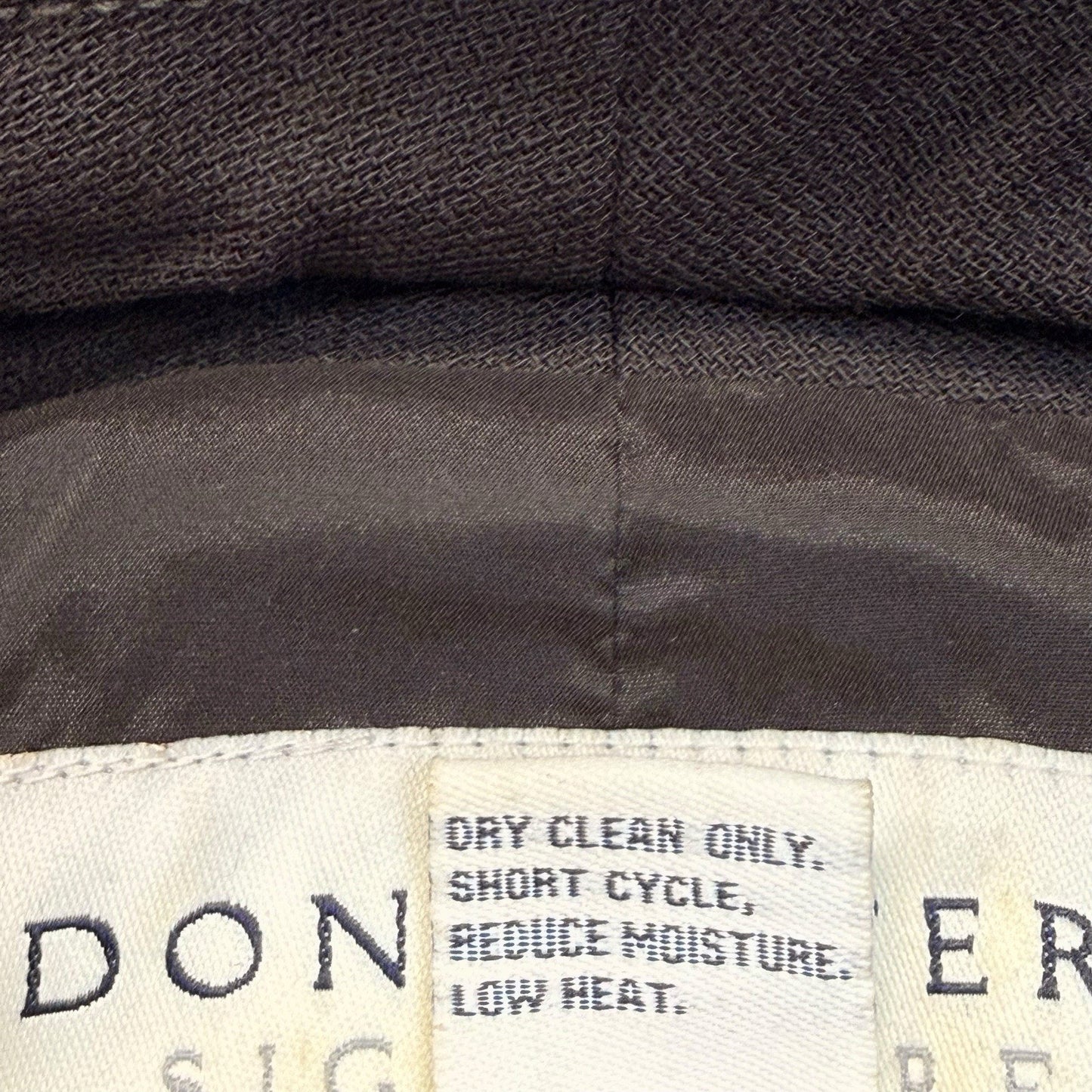 Vintage Doncaster Signature 2P Tailored Jacket Pants Suit/Set Brown Women's