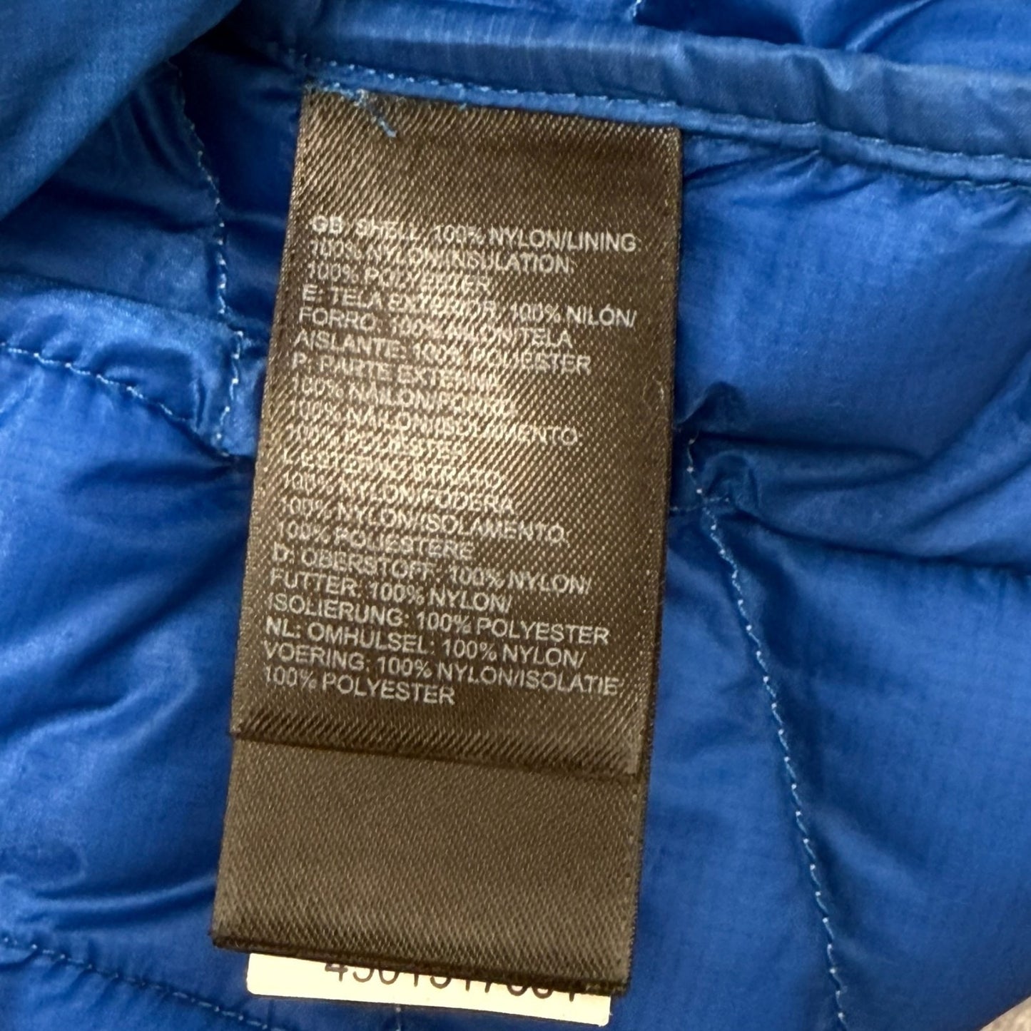 The North Face Men’s Large Gray Lightweight Quilted Puffer Jacket