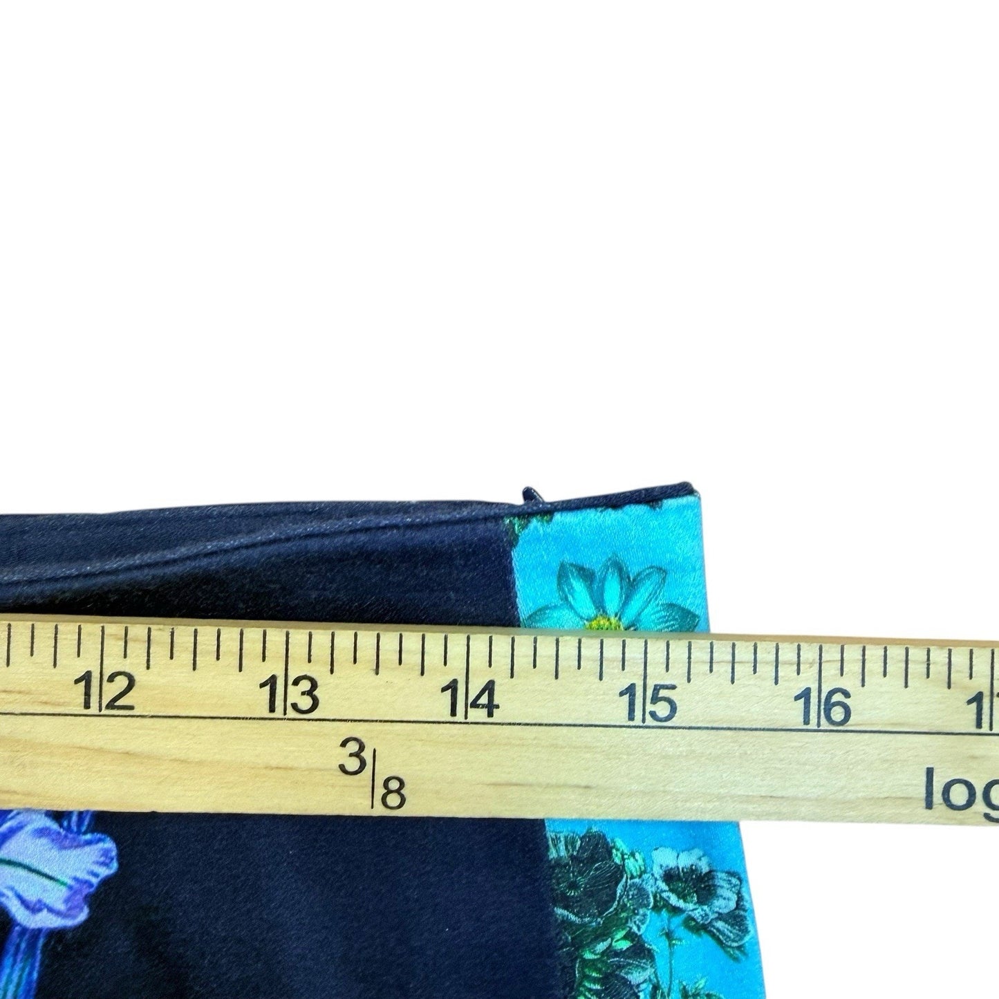 Carlisle Floral Print Pants Women's Size 2 Blue Statement Trousers