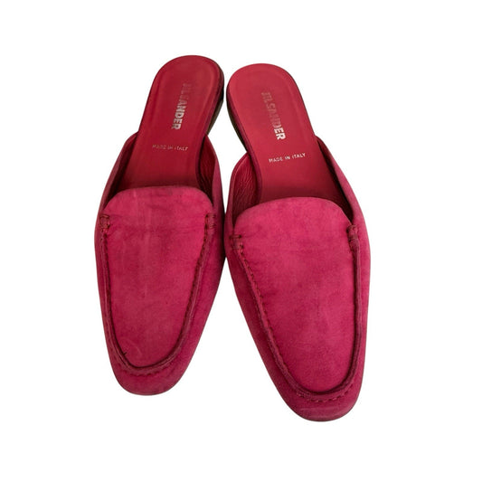 JIL SANDER Women’s Suede Slip-On Loafers Size IT 36 / US 6 – Minimalist Luxury Shoes