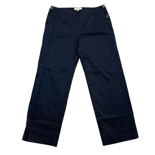 Vintage David Brooks Navy Sailor Pants Women’s Size 4 Dot Print 90s