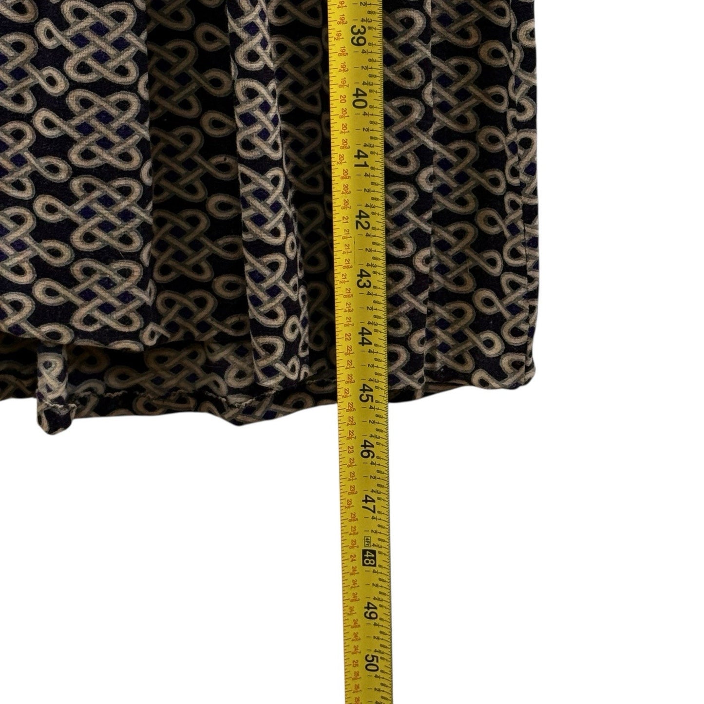 Vintage Gino Paoli Black Wool Dress Made in Italy Puff Sleeve Midi 8 Women's