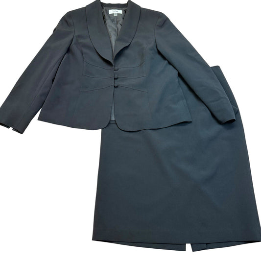 Le Suit Women’s Black Skirt Suit, Set | Size 14 | Career / Business