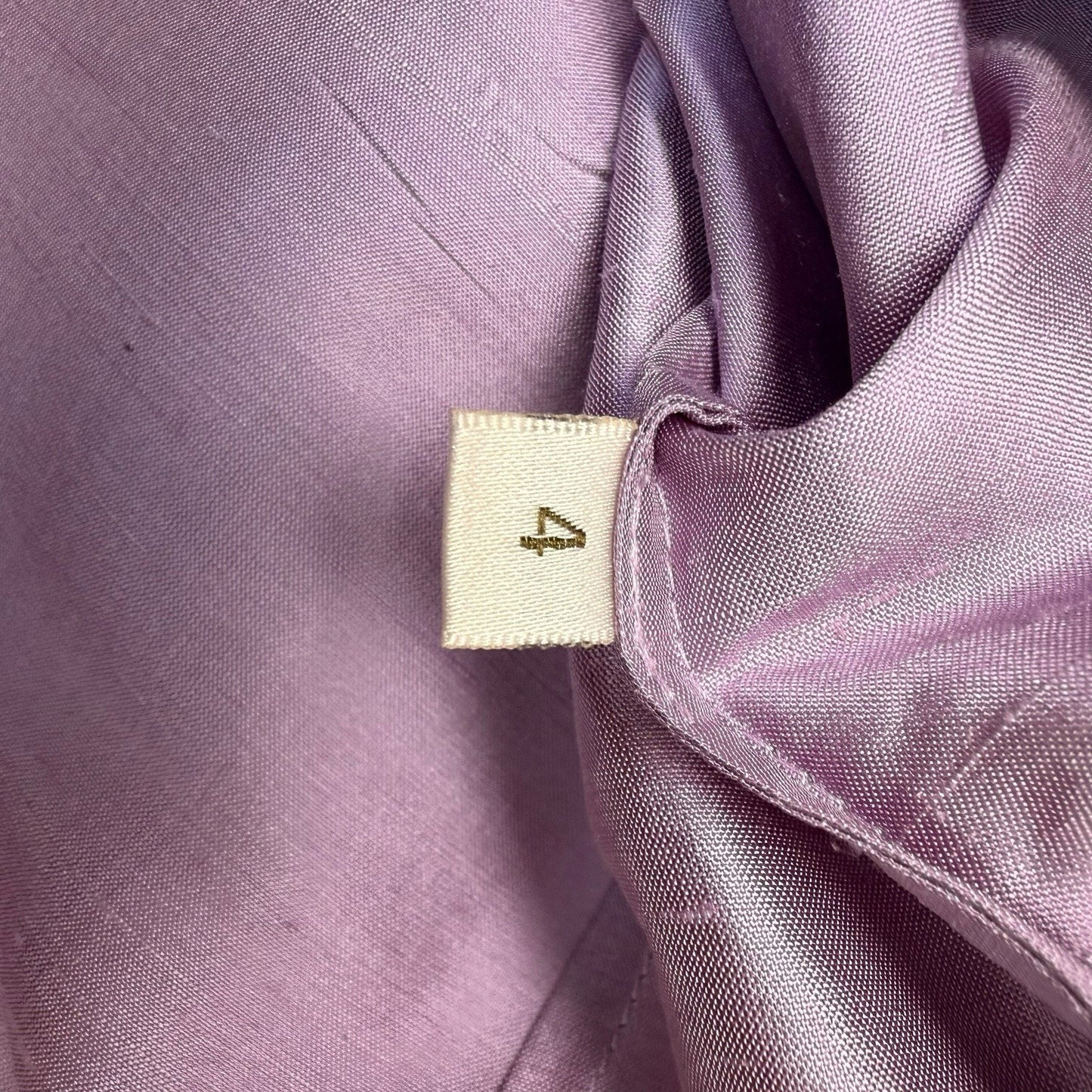Doncaster 100% Silk Pantsuit Lilac Purple Size 4 Y2K Career Suit Women's