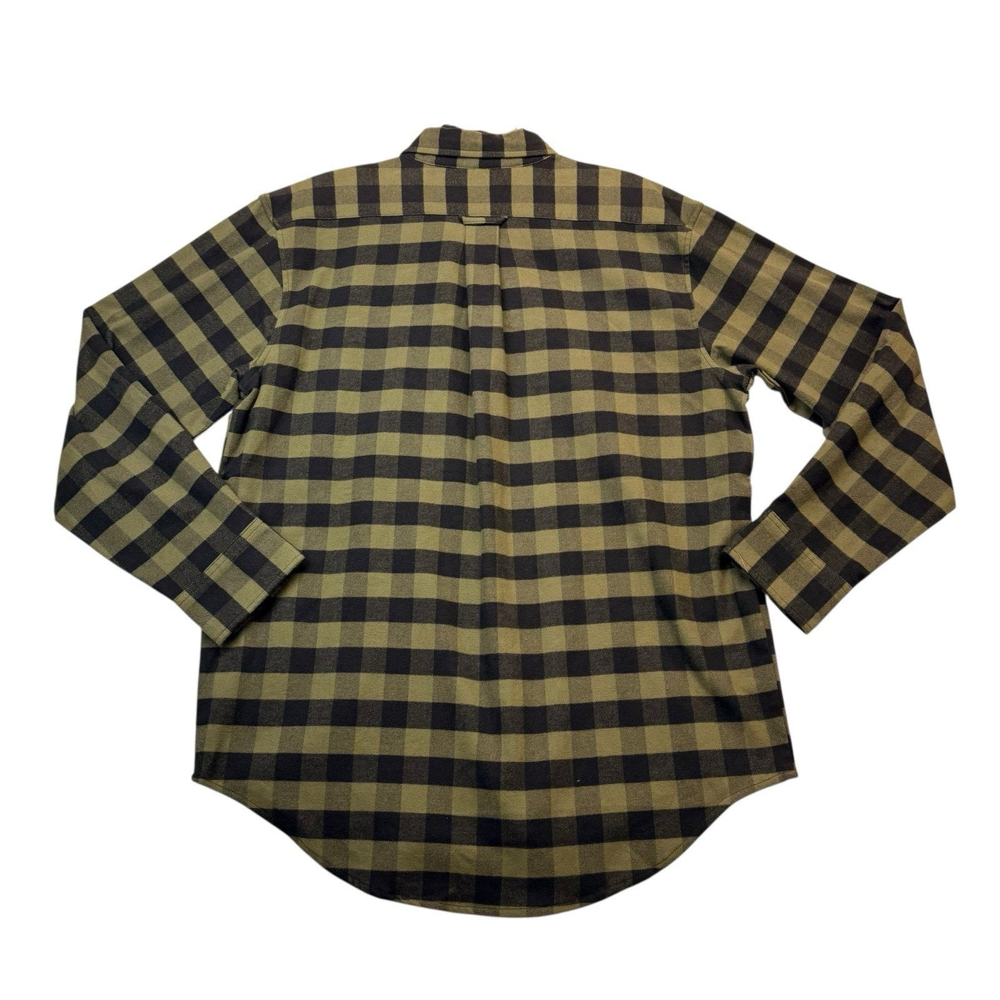 Drake Waterfowl Men’s Flannel Shirt Medium NWT Plaid Long Sleeve Green & Black Button Down
