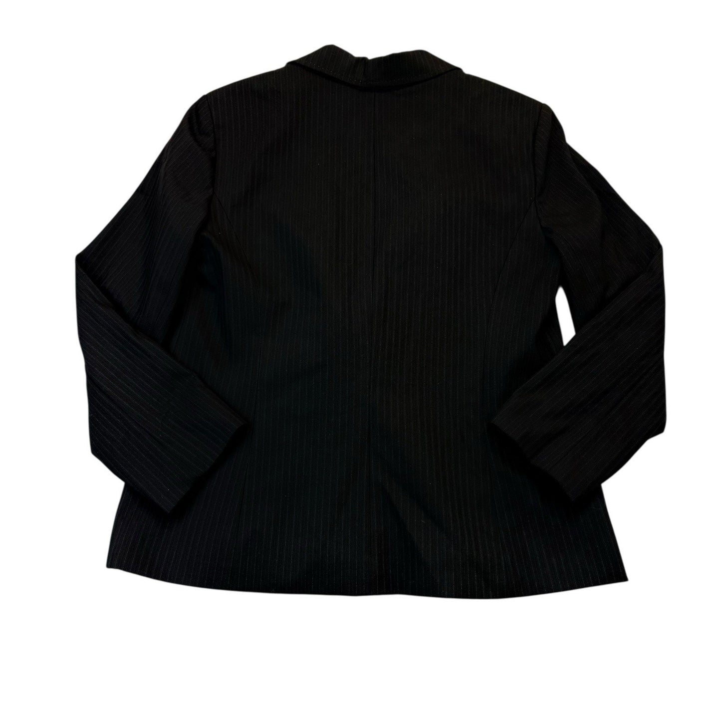 Vintage Garfield & Marks Women’s Size 16 Black Pinstripe Skirt Suit USA Made