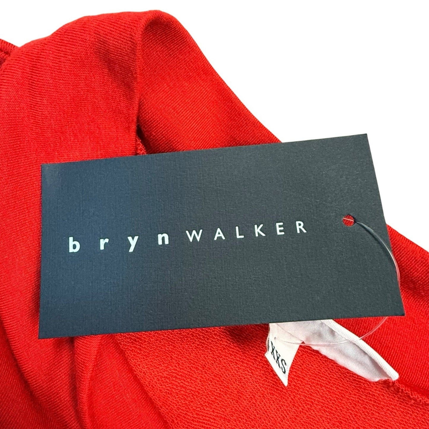 Bryn Walker Red Knit Maxi Dress Mock Neck NWT Size S Women's