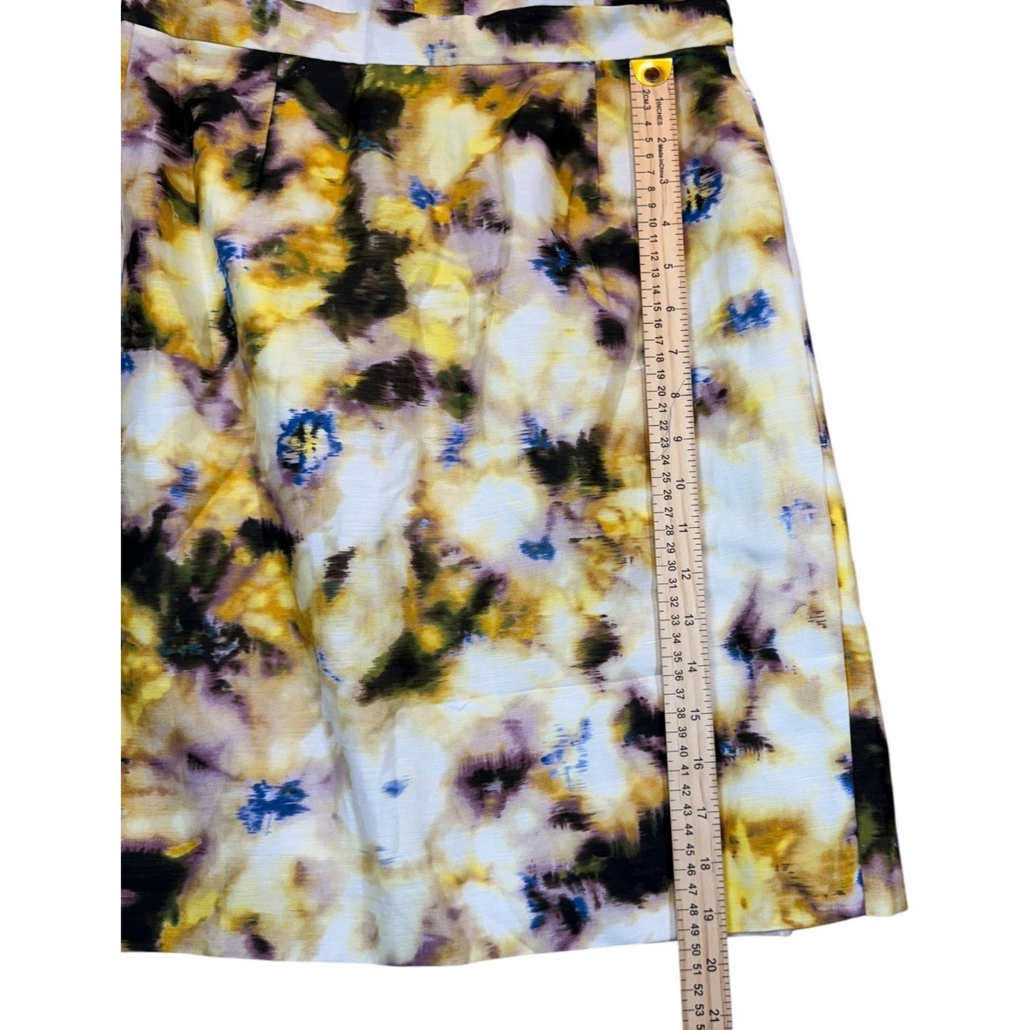 NEW J. Crew Women's Size 6 Abstract Tie-Dye Strapless Sweetheart Fit& Flare Dress