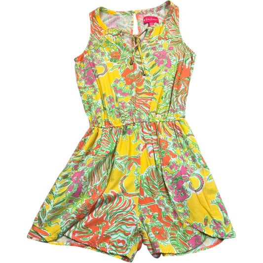 Lilly Pulitzer Women's Size XS Petite Sleeveless Tropical Romper
