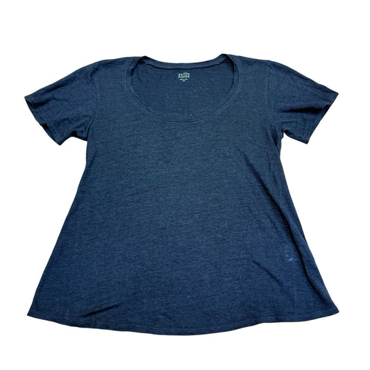 Eileen Fisher Black Organic Cotton T-Shirt Women's Size XS Minimalist