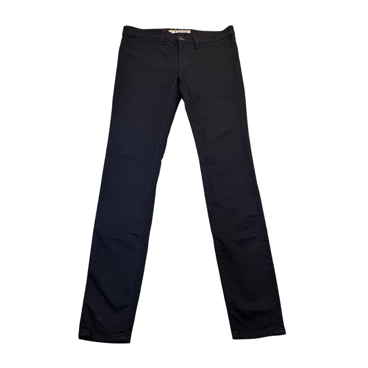 J Brand Pitch Jeans 27 Black Made in USA Straight Leg Women's
