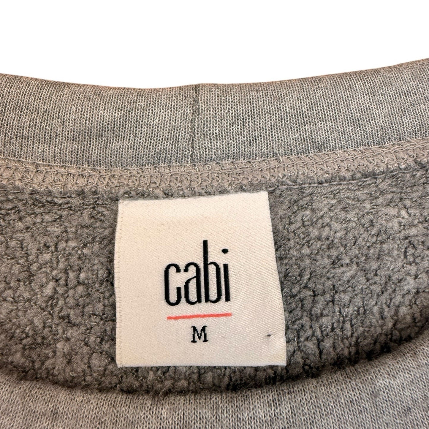Cabi Gray Knit Ruffle Hem Tunic Dress Size M Women's