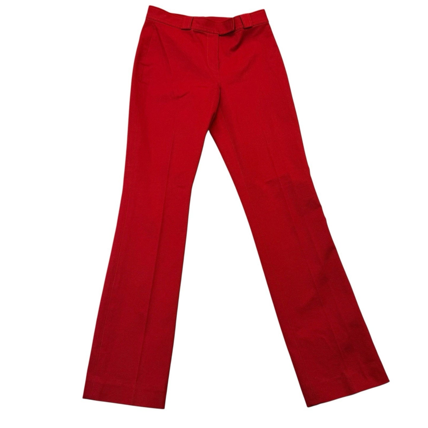 Doncaster Women’s 2P Petite Red Cotton Spandex Jacket & Pants Suit Set