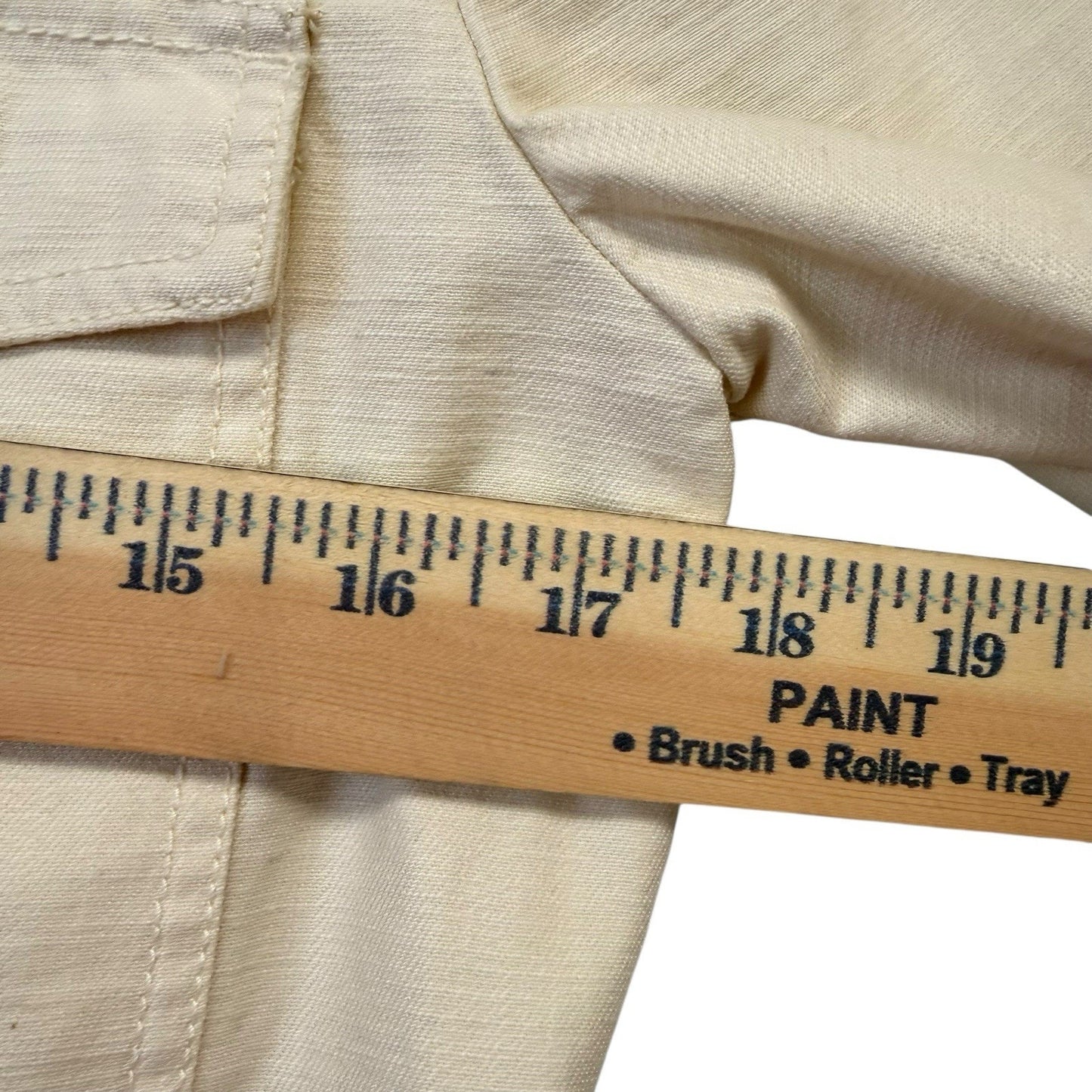 J.Crew Mercantile Utility Jacket Small Beige Zip Front MSRP $118 NWT Women's