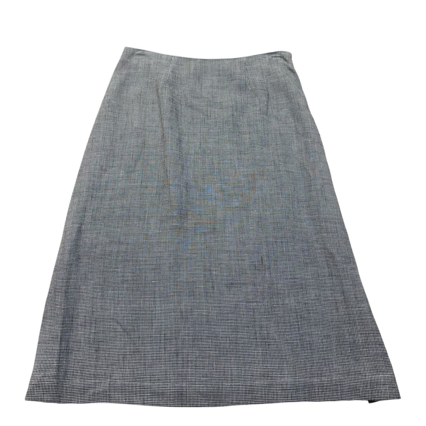 Women's Vintage Eileen Fisher Linen Rayon Shirt Skirt Set Gray Made Canada S