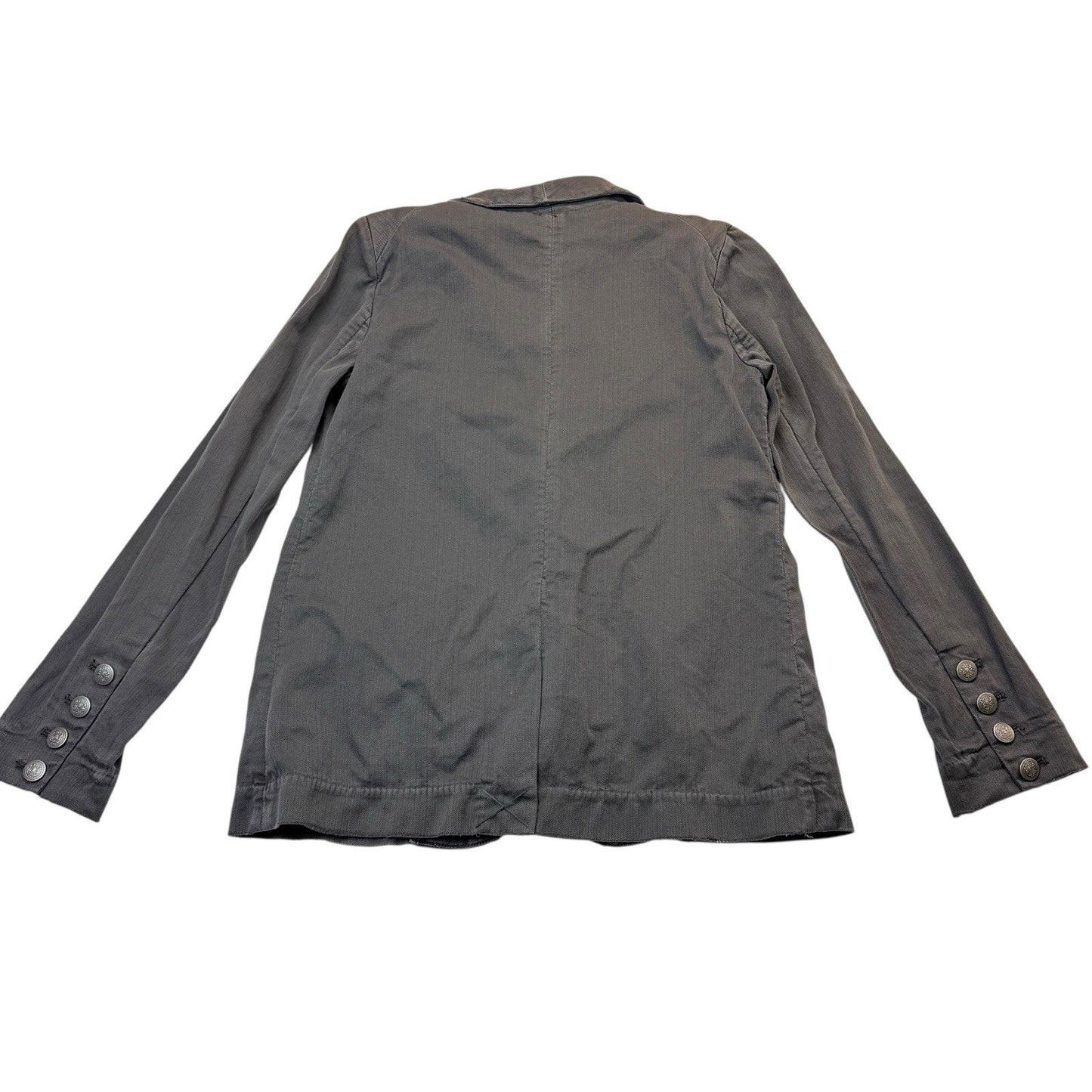 Free People Gray Blazer XS Casual Cotton Jacket Women's