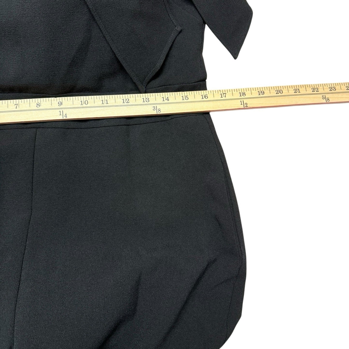 Vince Camuto Black Halter Wide Leg Romper Women's Elegant Formal