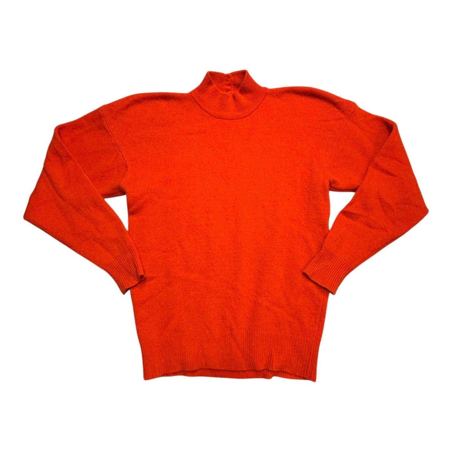 Vintage Neiman Marcus 100% Cashmere Red Mock Neck Sweater Women’s M