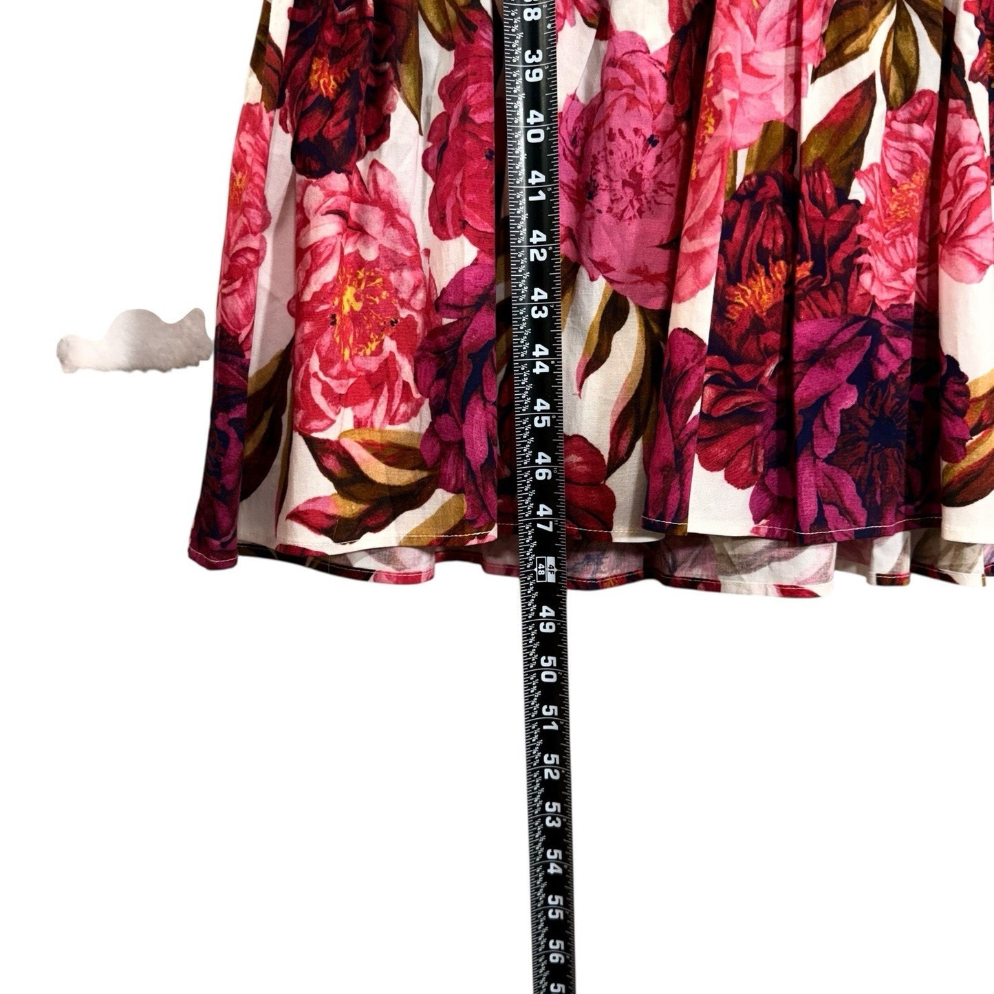 Sam Edelman Floral Maxi Dress Women’s Sz 8 Sleeveless Ruffle Hem Summer NEW $138