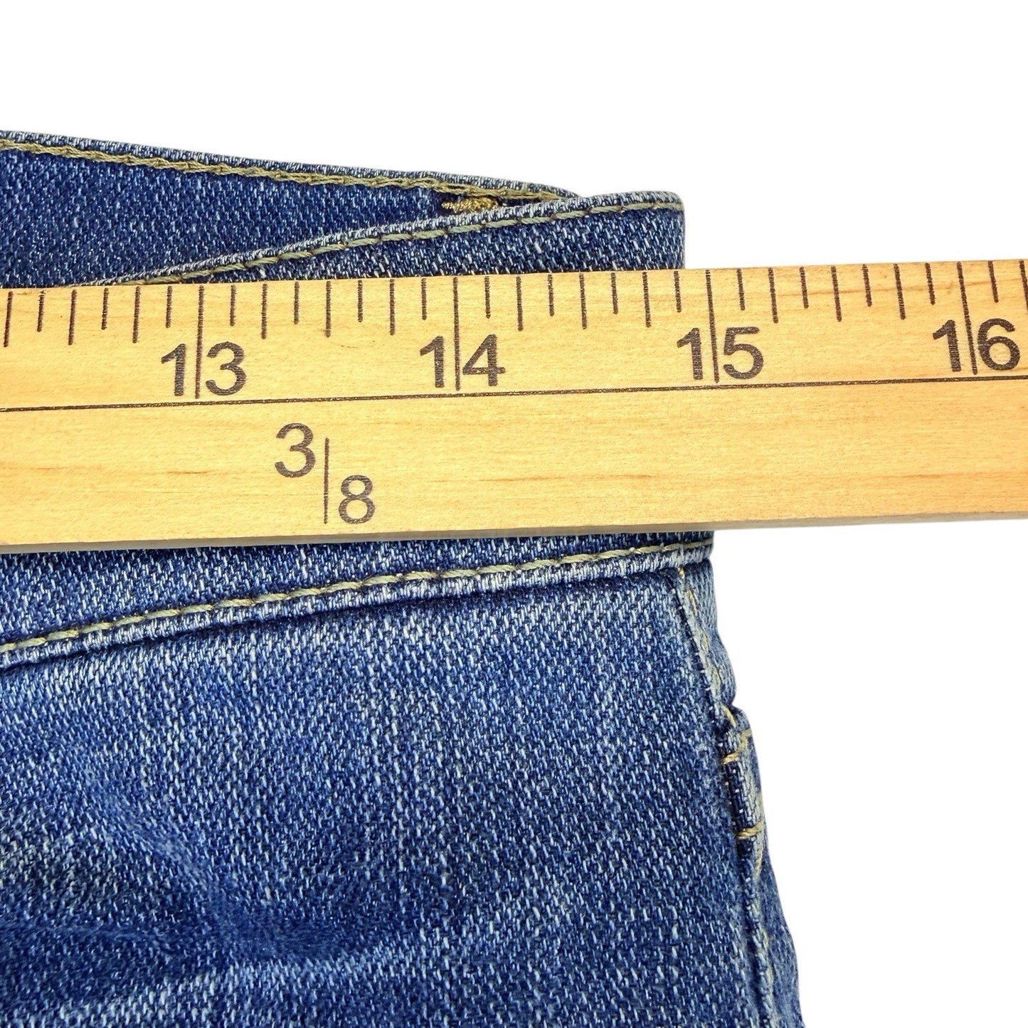 Burberry London Bootcut Jeans Size 4 Blue Made in Italy Women's