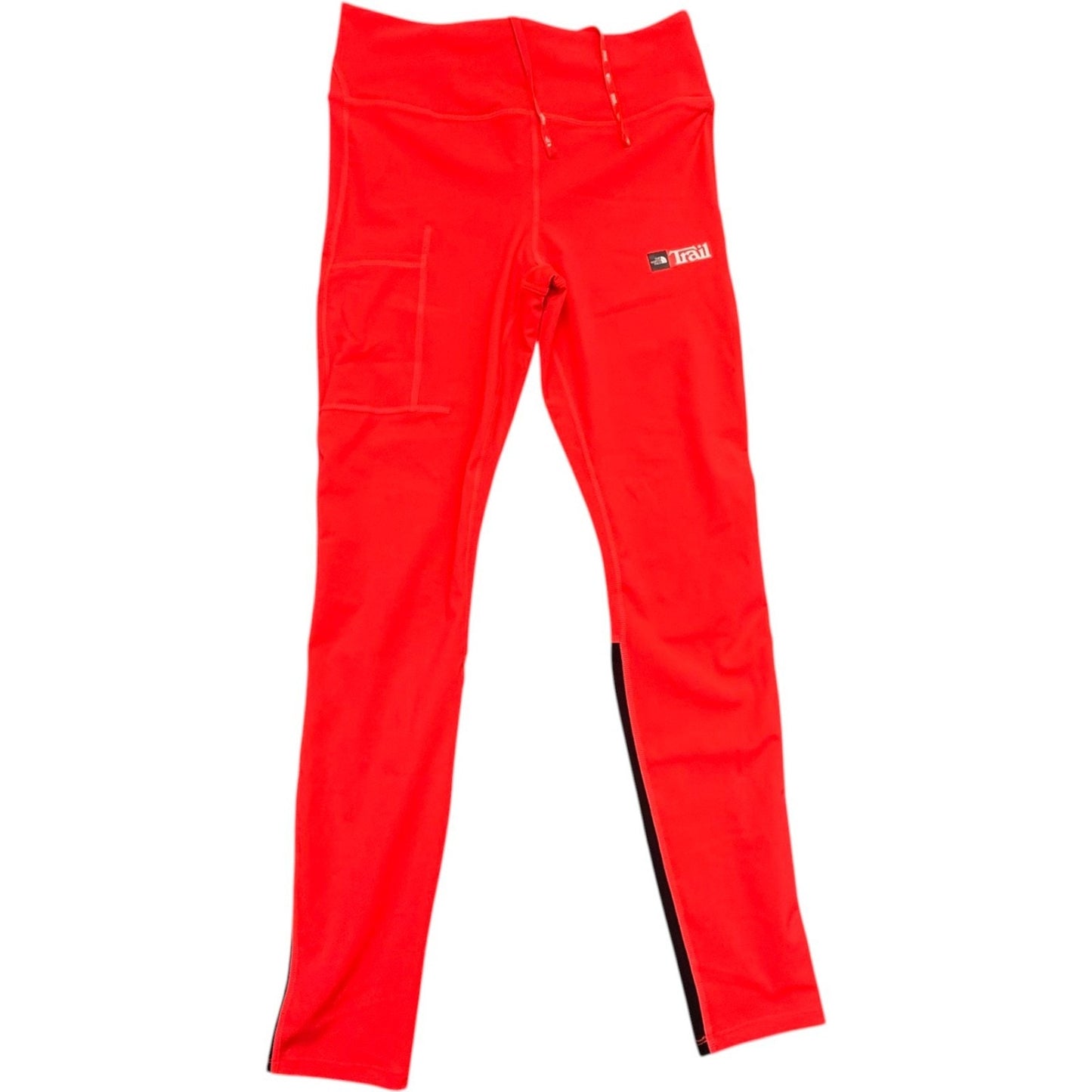 NEW The North Face Women's Size Large Red Fitted Athletic Trail Pants UPF 40+