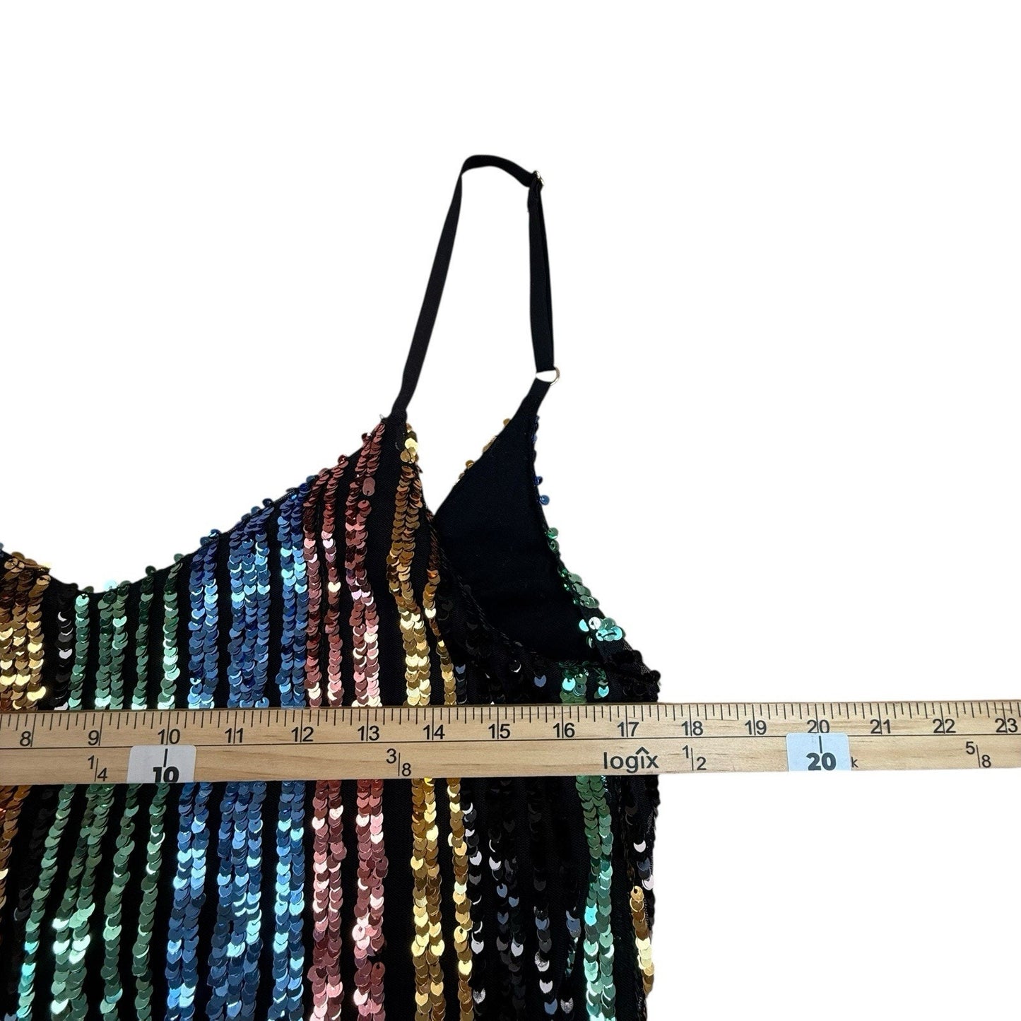 Show Me Your Mumu Rainbow Sequin Cami Dress XS Women's