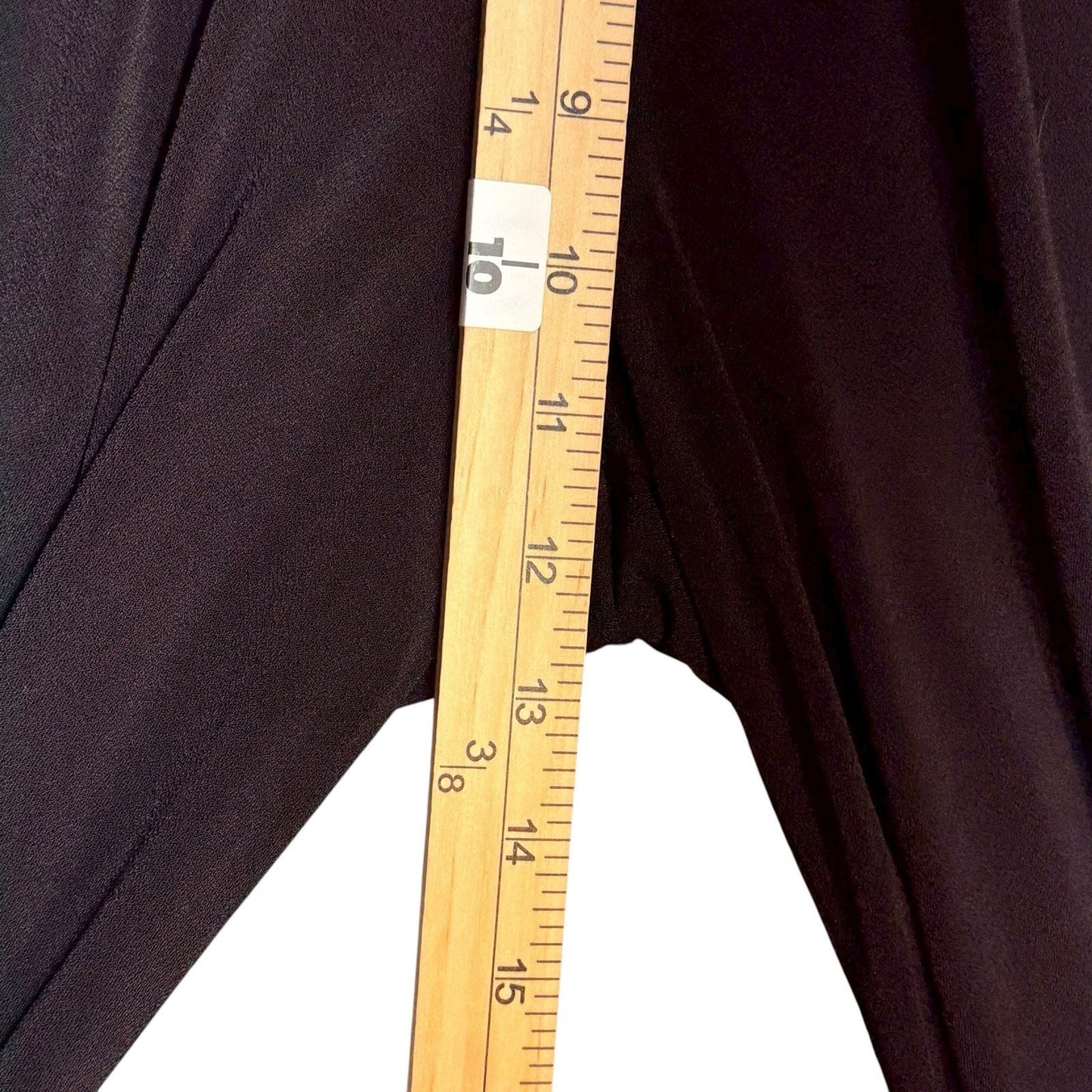 The Andamane Women’s Black Flared Pants Size 4/26 High Waist Stretch Trousers