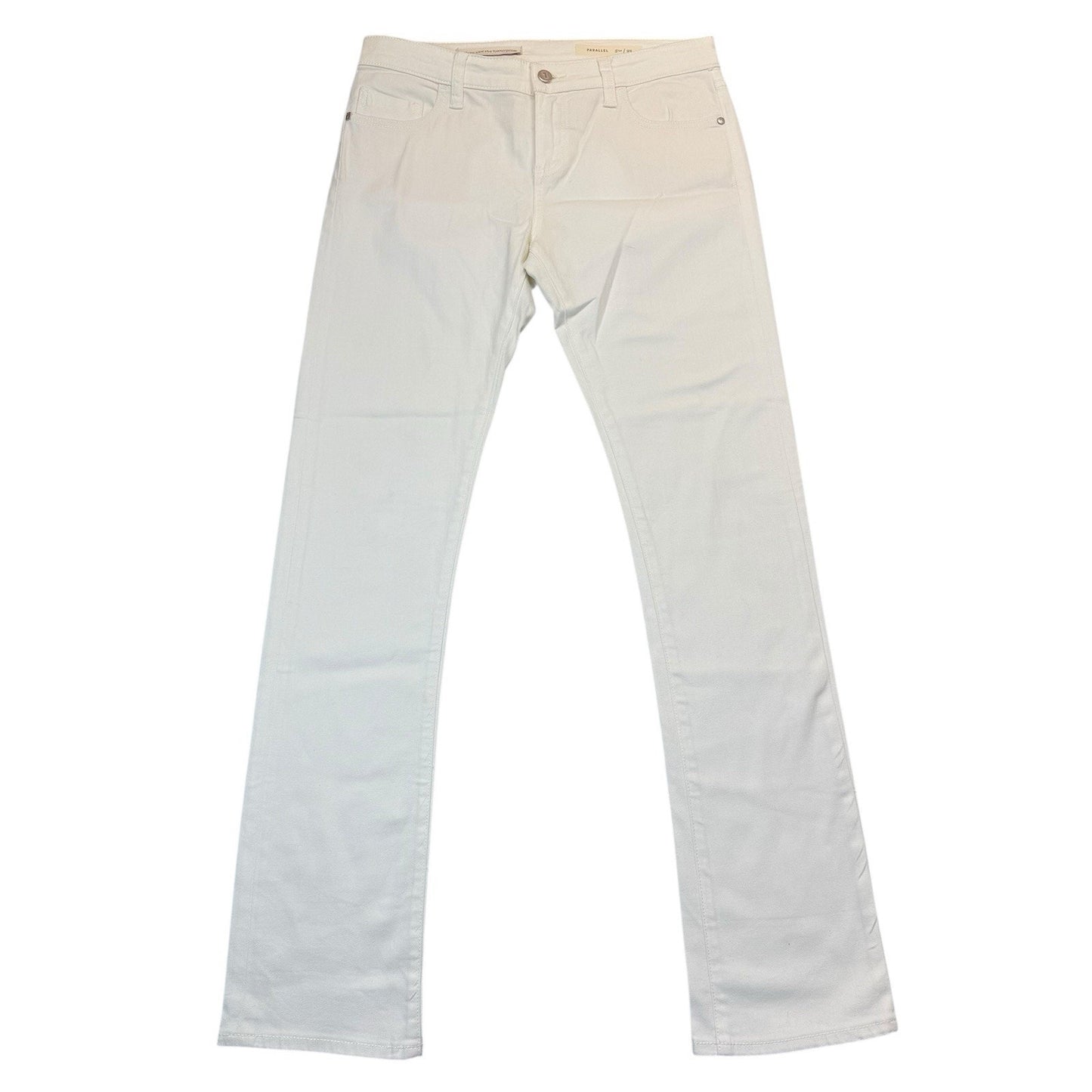 Pilcro and the Letterpress Jeans Size 29 White Straight Leg Mid Rise Women's