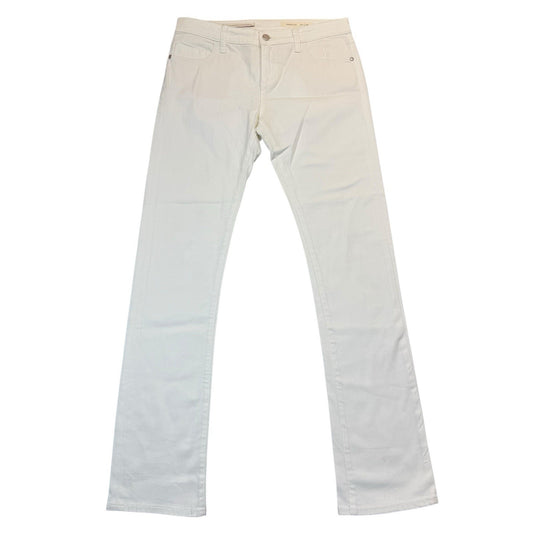 Pilcro and the Letterpress Jeans Size 29 White Straight Leg Mid Rise Women's