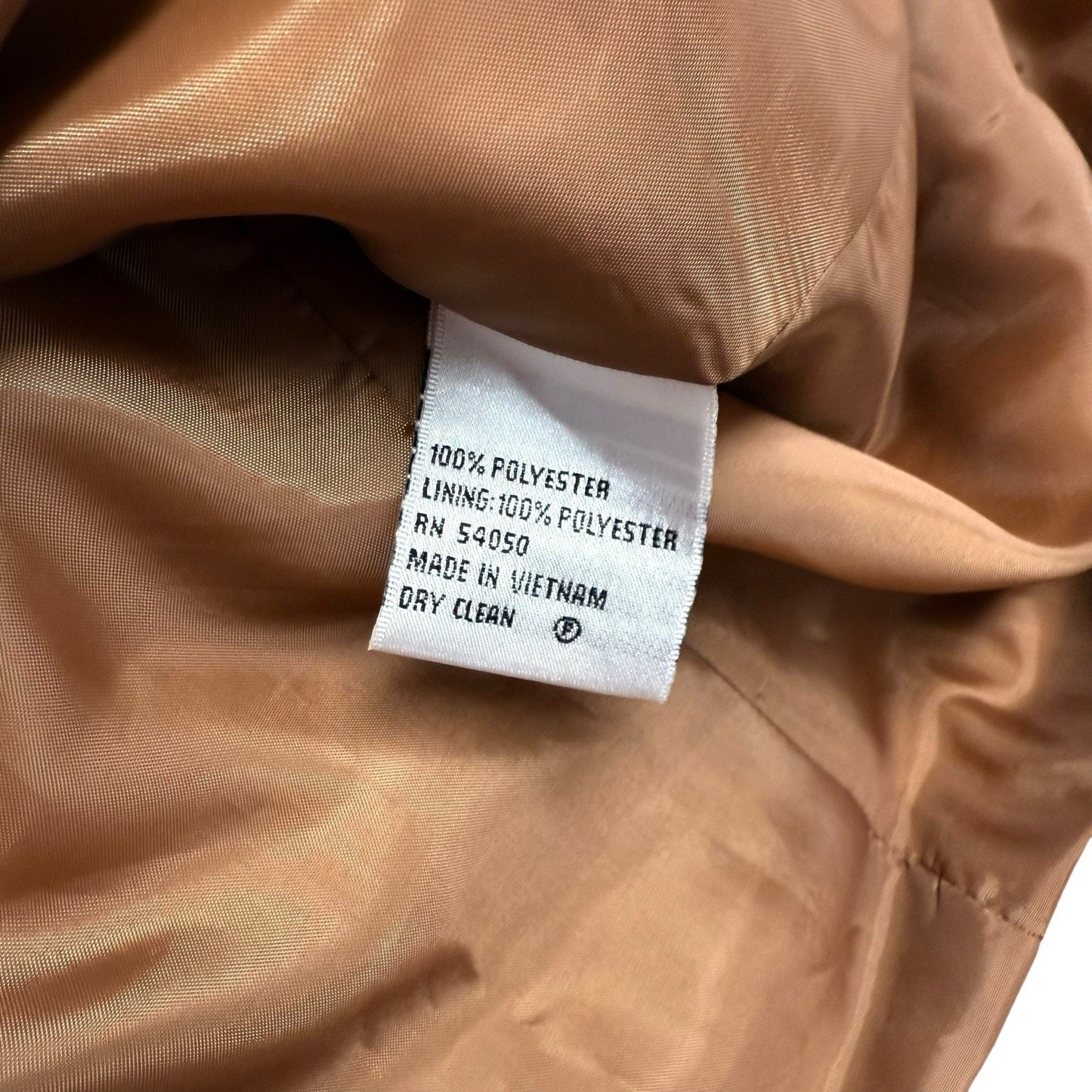 Le Suit Women's 16P Petite Tan 2 Piece Skirt Suit Blazer A Line Career